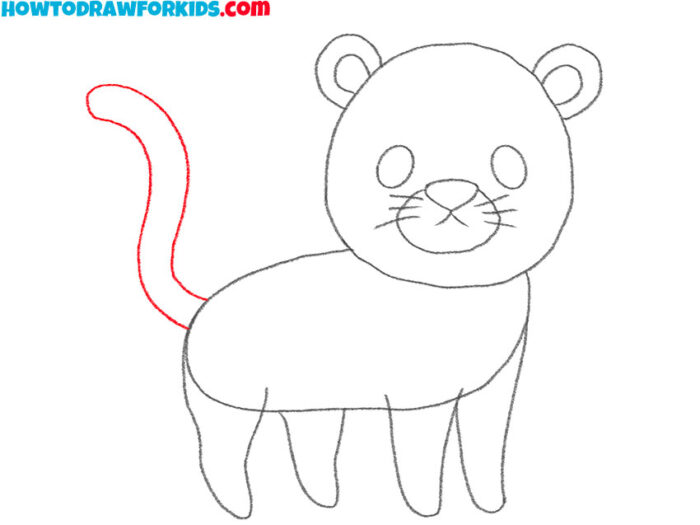 How to Draw a Leopard - Easy Drawing Tutorial For Kids