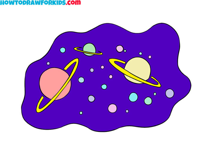 How to Draw a Galaxy Easy Drawing Tutorial For Kids