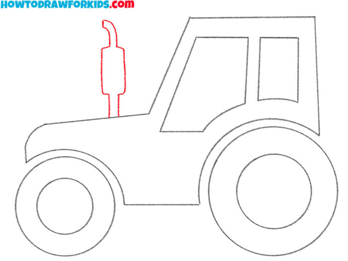 How to Draw a Tractor - Easy Drawing Tutorial For Kids