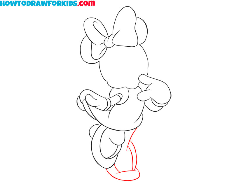 how to draw minnie mouse disney