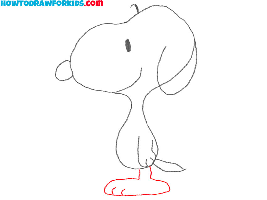 snoopy drawing guide