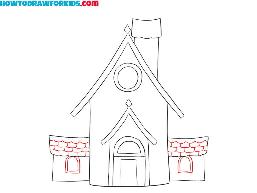 haunted house drawing tutorial