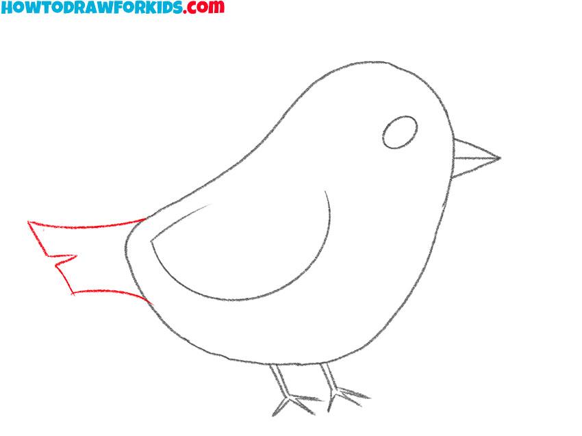 how to draw a bird for beginners