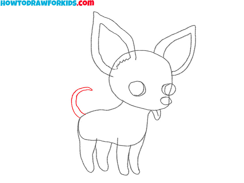 how to draw a chihuahua for beginners
