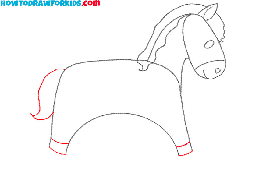 how to draw a horse for beginners