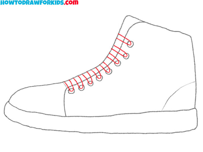 How to Draw a Sneaker - Easy Drawing Tutorial For Kids