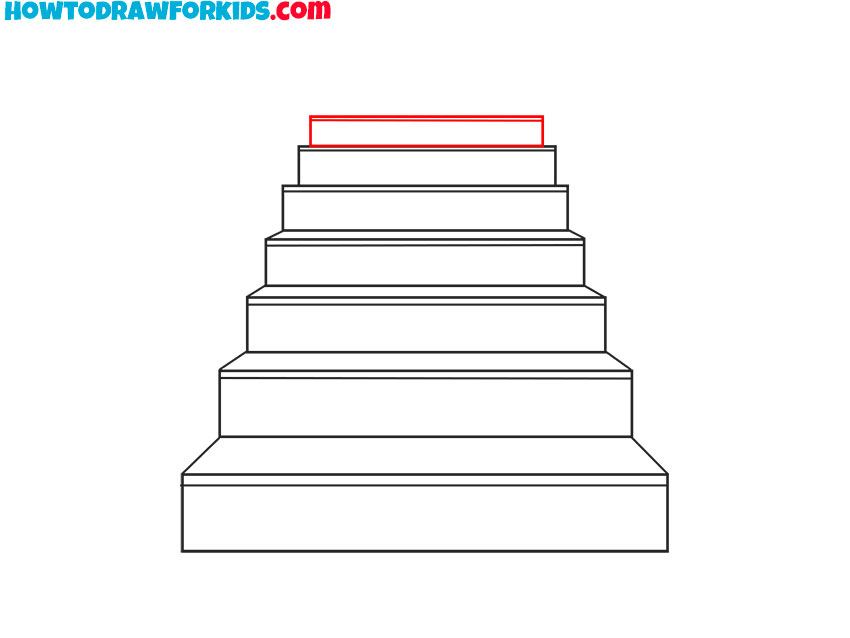 stairs drawing for kids