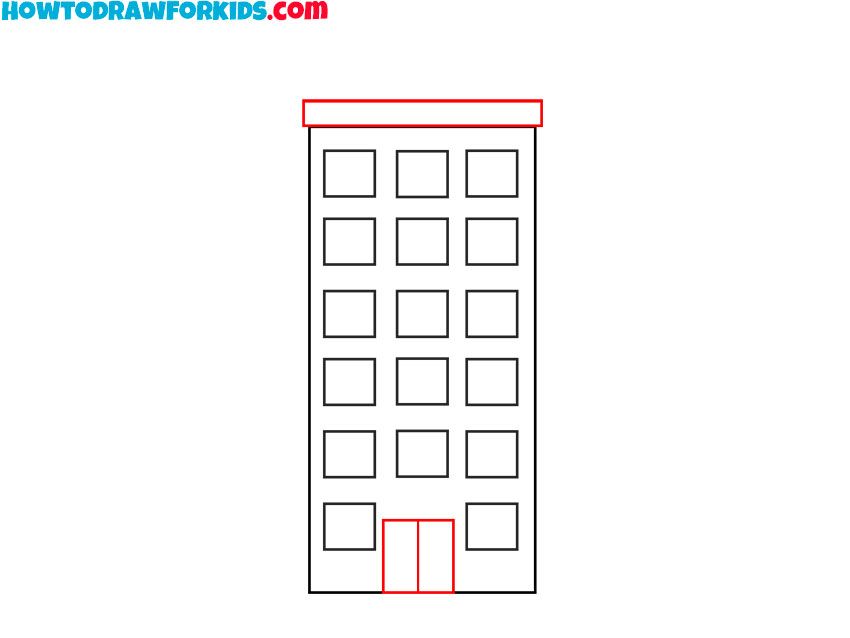 How to Draw a Building Easy Drawing Tutorial For Kids