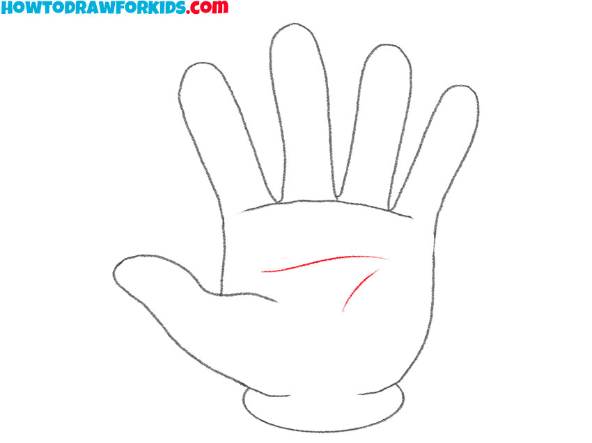 cartoon hands drawing lesson
