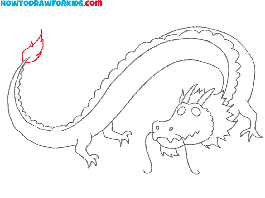 chinese dragon drawing tutorial