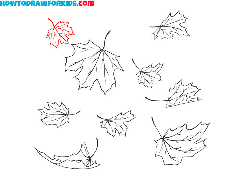 falling leaves for beginners