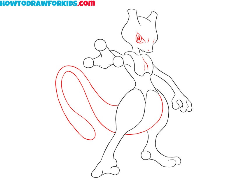 mewtwo drawing for beginners
