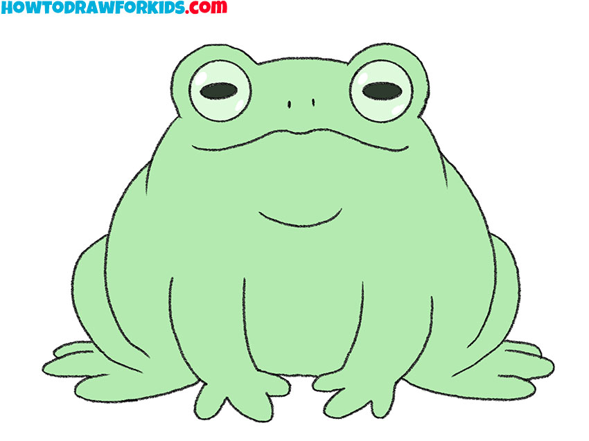 How to Draw a Toad - Easy Drawing Tutorial For Kids