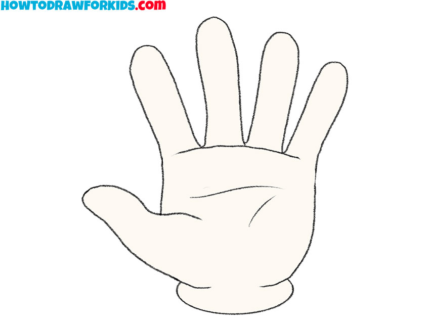 cartoon hands drawing guide