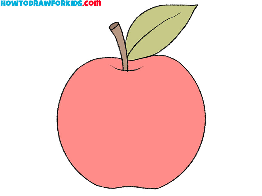 fruit drawing tutorial