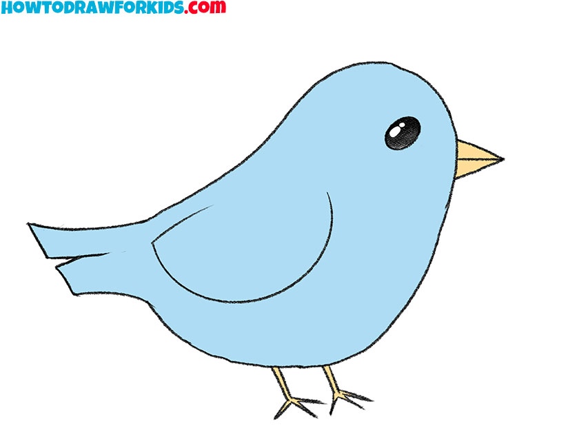 How to Draw a Bird Step by Step Easy Drawing Tutorial For Kids