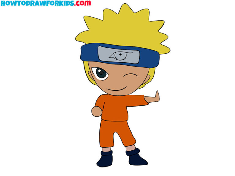 How to Draw Easy Naruto - Easy Drawing Tutorial For Kids