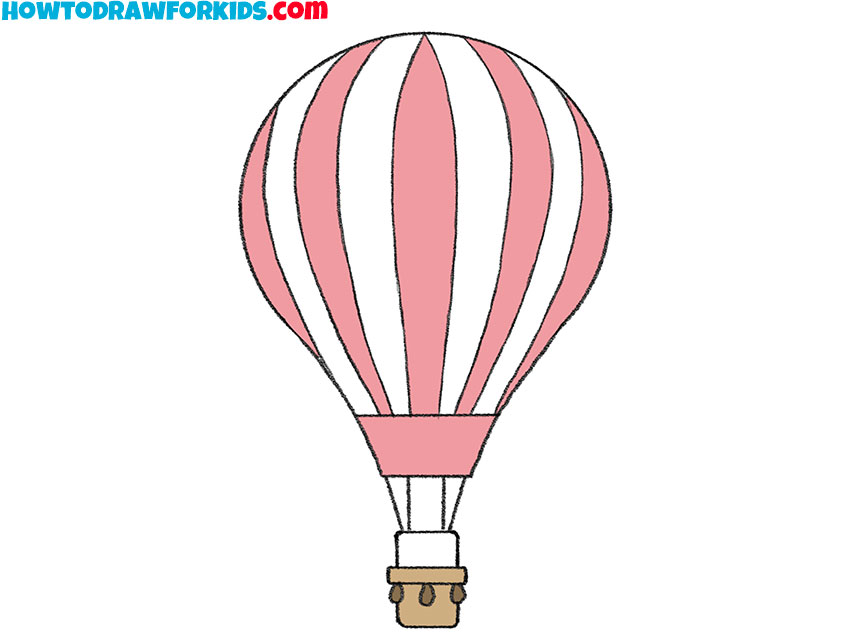 simple hot air balloon for kids