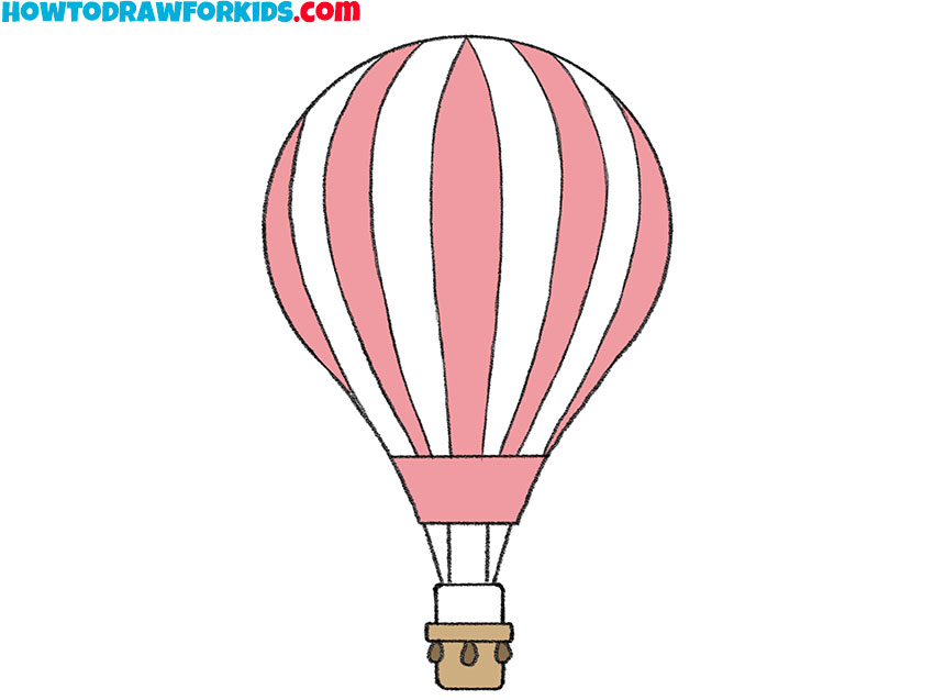 How To Draw A Hot Air Balloon Documentride5   9 Simple Hot Air Balloon For Kids 