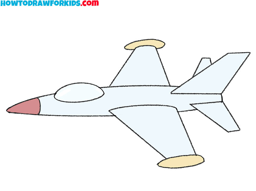 How To Draw A Jet Easy Drawing Tutorial For Kids – NBKomputer