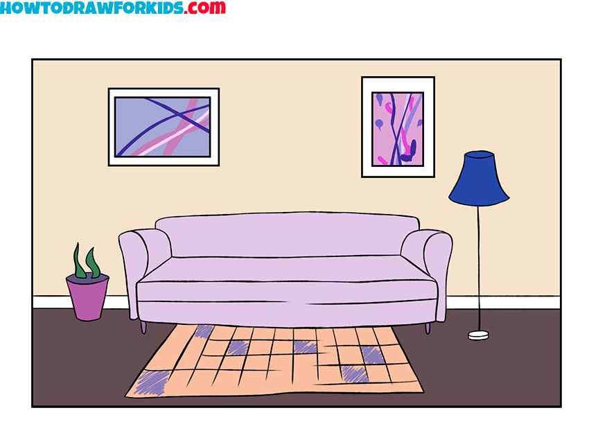 How To Draw A Living Room Baci Living Room