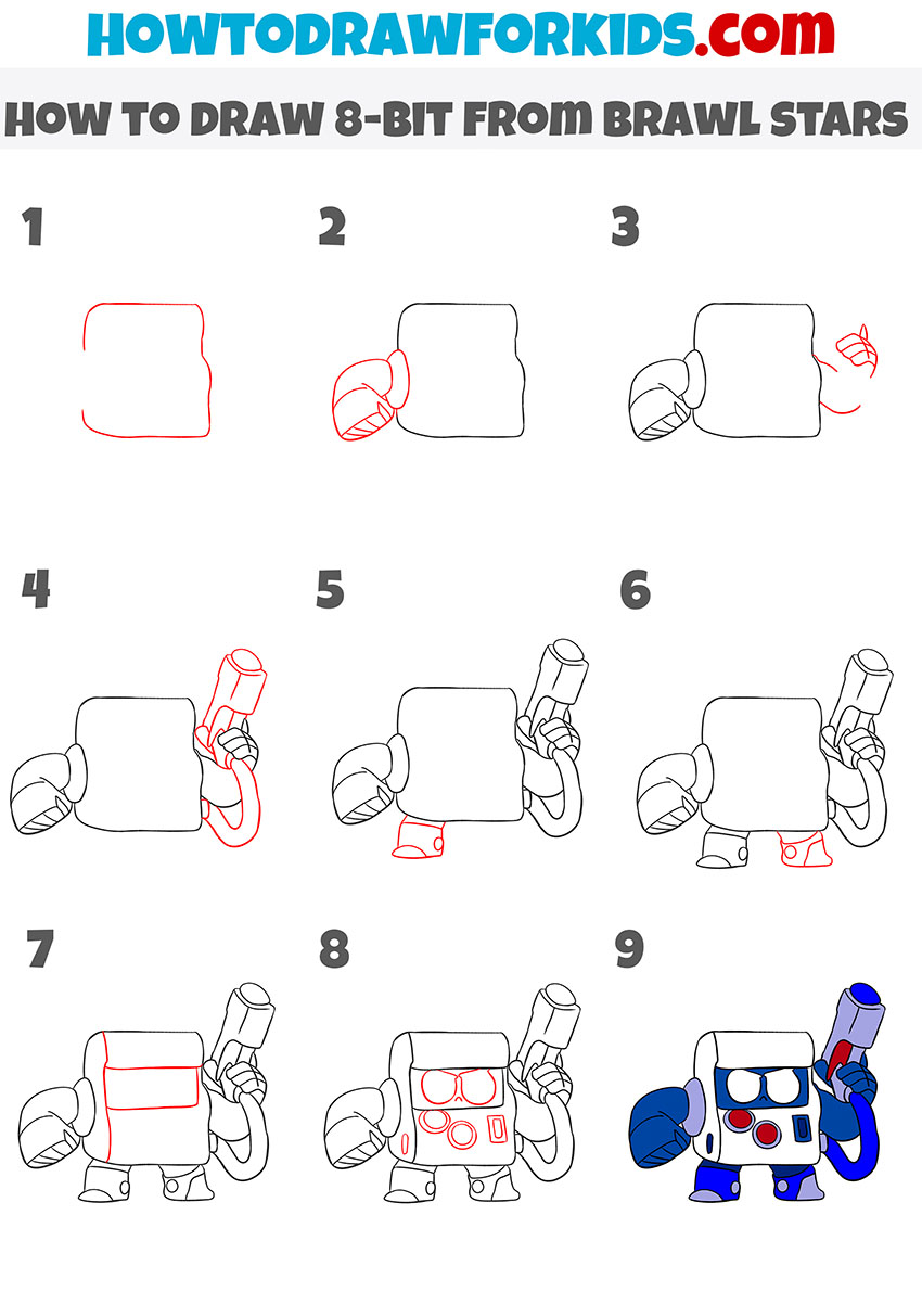 How to Draw Spike from Brawl Stars (Brawl Stars) Step by Step in