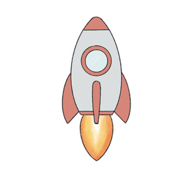 How to Draw a Rocket Ship