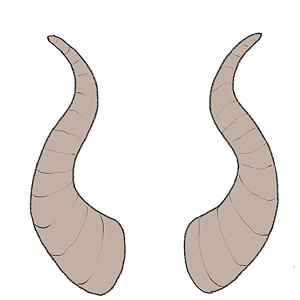 How to Draw Horns Easy Drawing Tutorial For Kids
