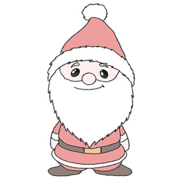How to Draw Santa Easy