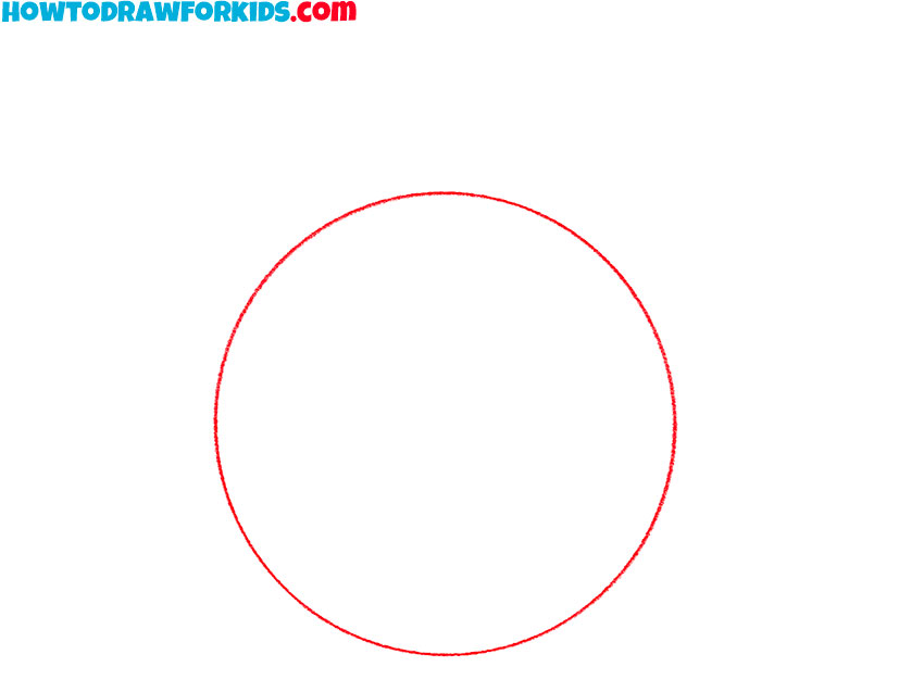 how to draw a ring easy