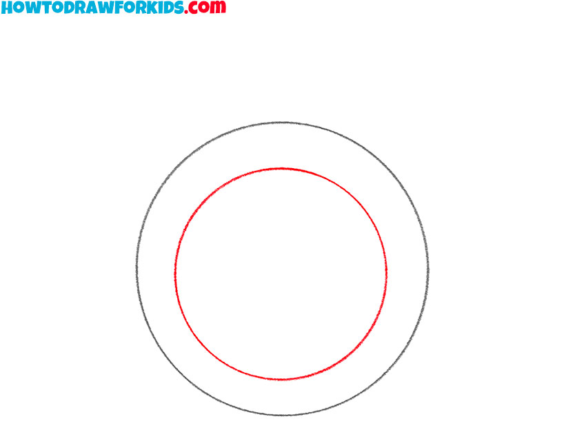 how to draw a simple ring