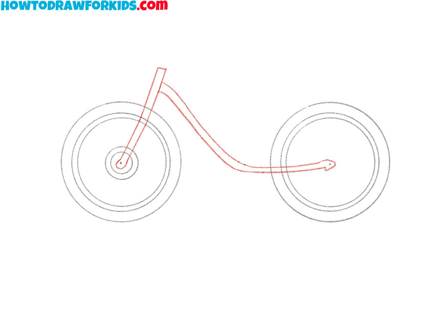 how to draw a beautiful bicycle