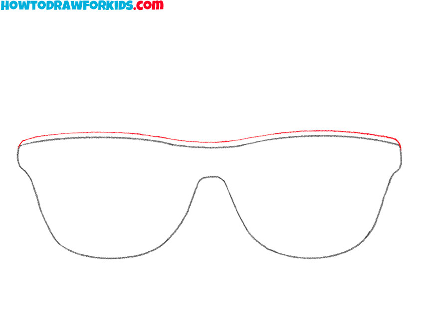 how to draw cute sunglasses