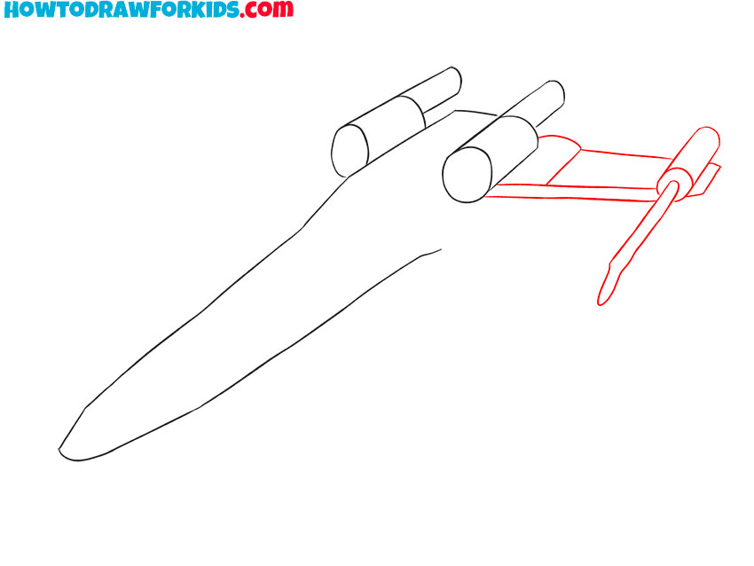 x-wing drawing lesson
