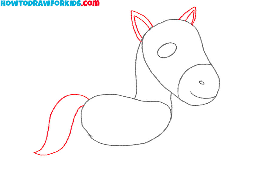 how to draw a beautiful pony