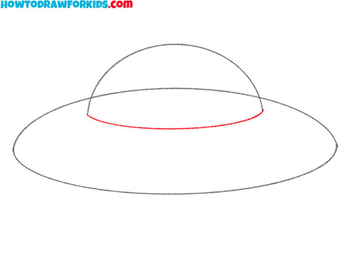 How to Draw a UFO Step by Step - Easy Drawing Tutorial For Kids