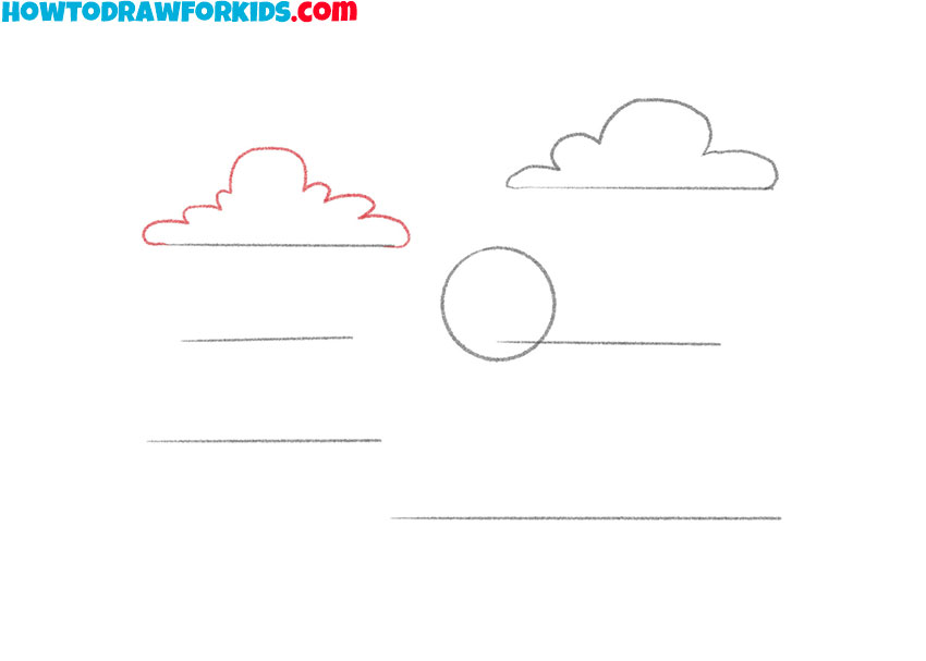 how to draw the sky for beginners