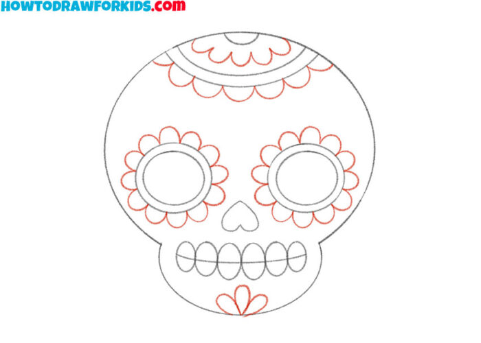 How to Draw a Sugar Skull - Easy Drawing Tutorial For Kids