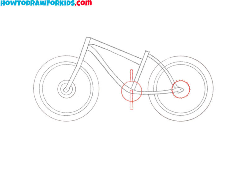 How to Draw a Bicycle Easy Drawing Tutorial For Kids