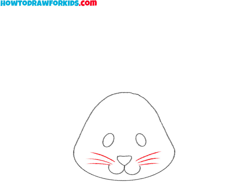 bunny face drawing for kids