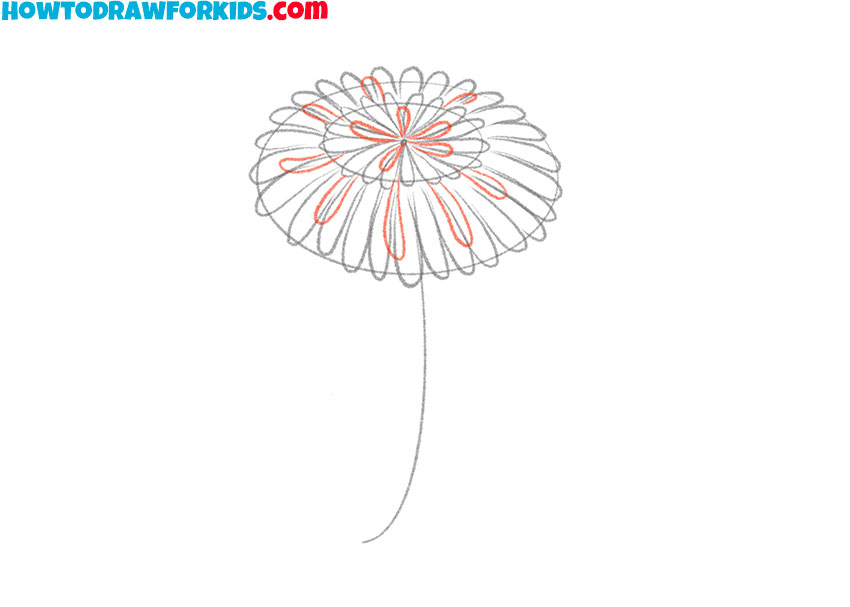 dandelion drawing guide