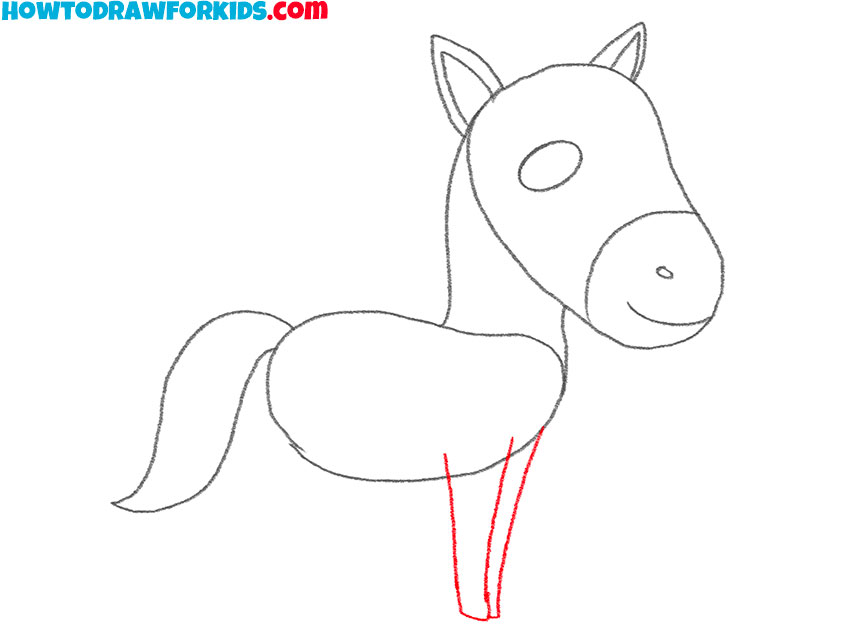 how to draw a baby pony