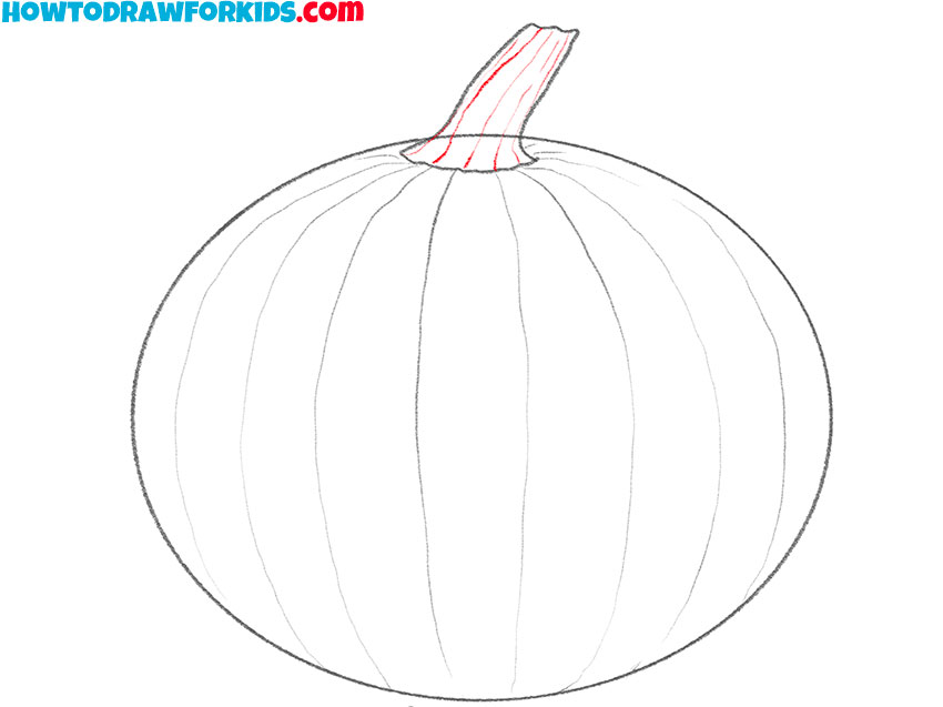 how to draw an easy pumpkin for beginners