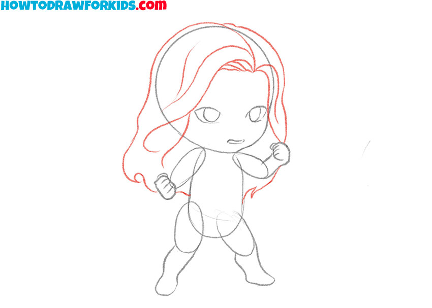how to draw cute wonder woman