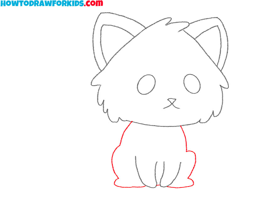 how to draw a cute red panda
