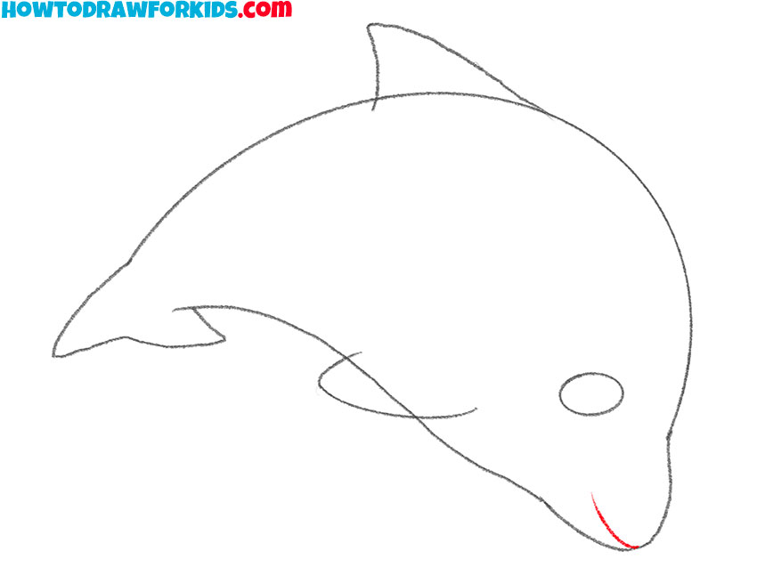 easy dolphin drawing for kids