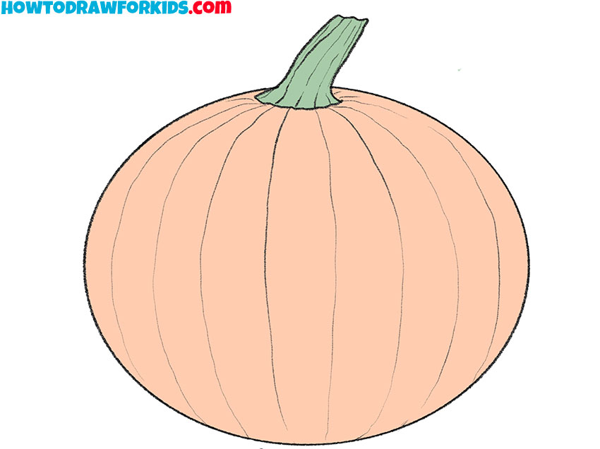 easy pumpkin drawing lesson