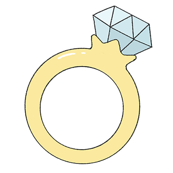 how to draw a ring