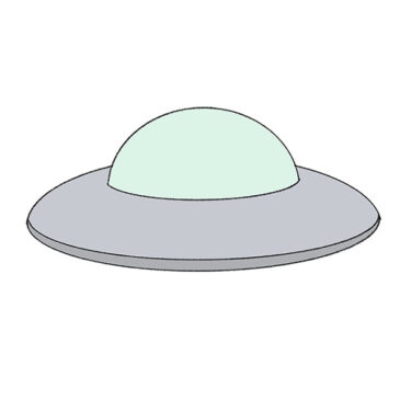 How to Draw a UFO Step by Step