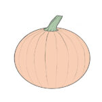 How to Draw an Easy Pumpkin